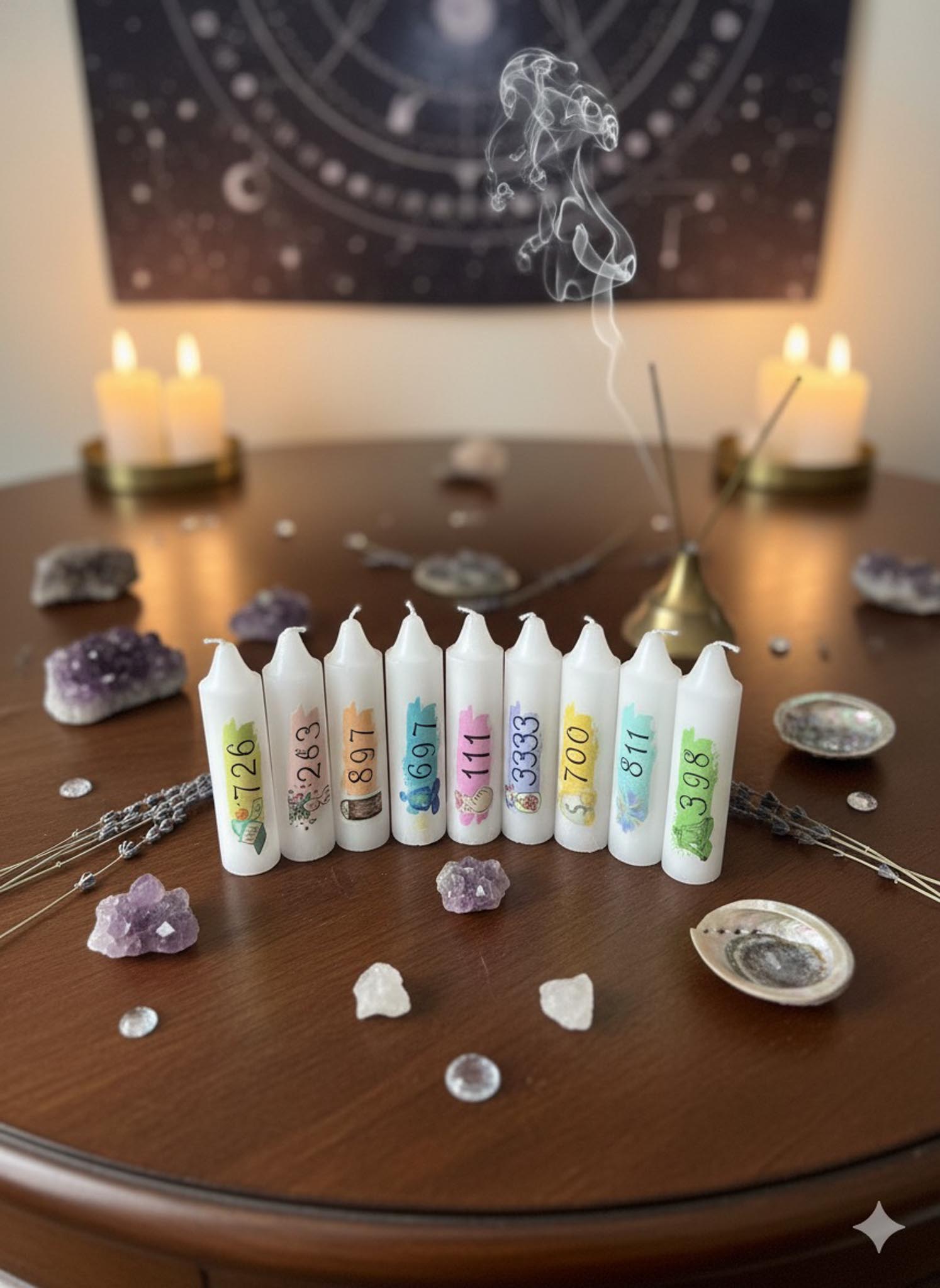 Kit de Velas para Activación de Códigos Sagrados